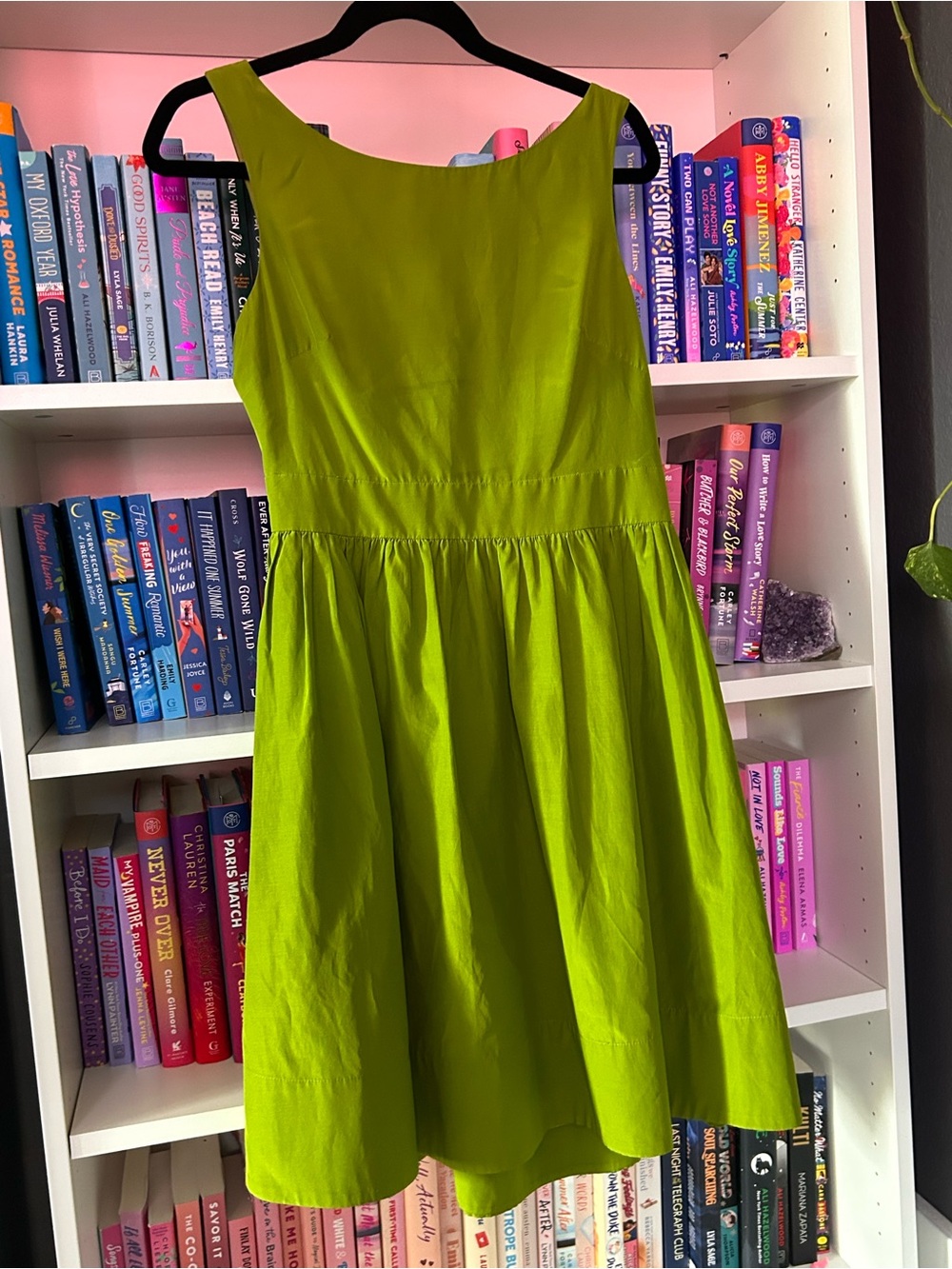 Women’s Lime Green Sleeveless Casual Dress